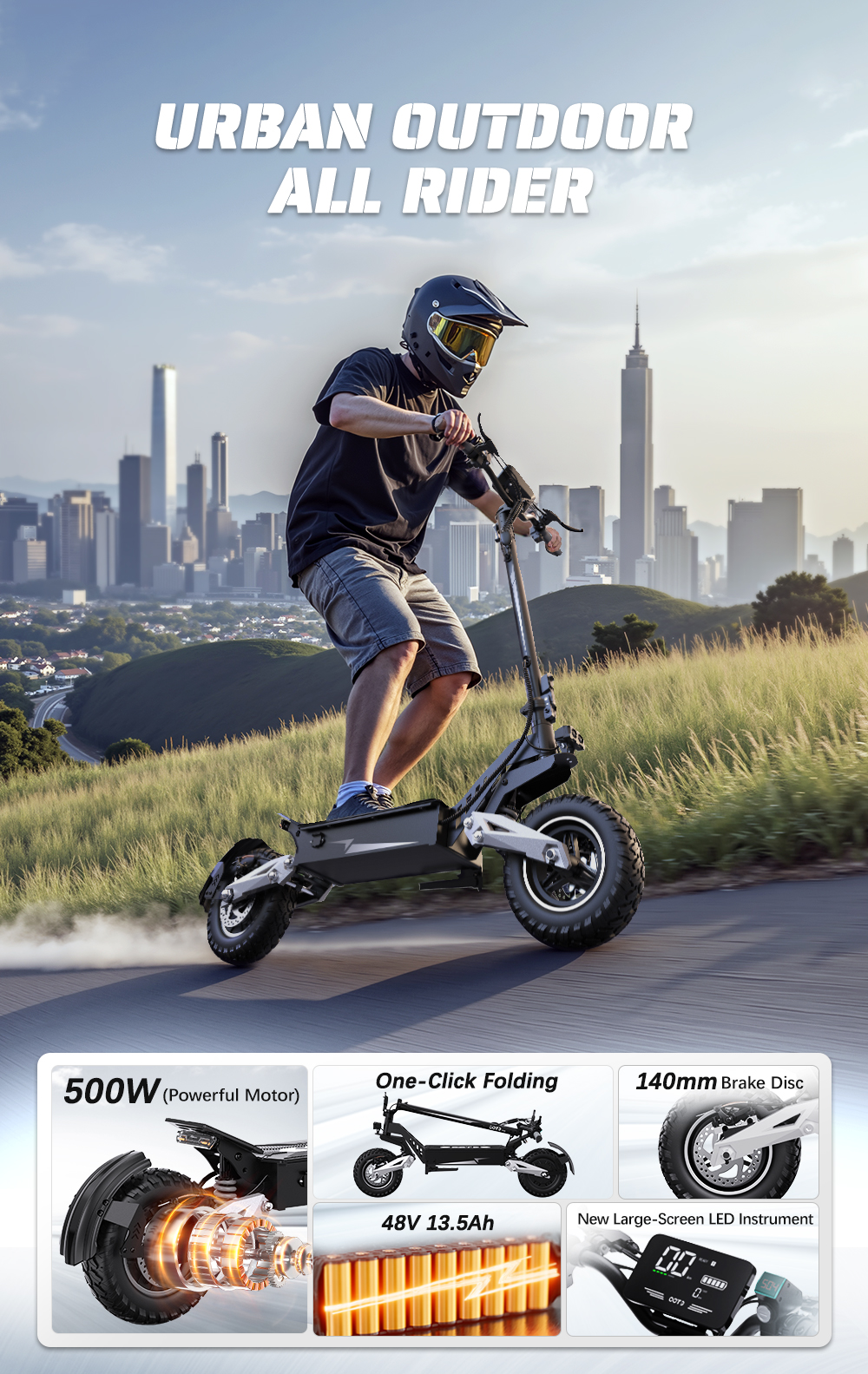 Elektrická koloběžka OOTD T10 Upgrade 2025 2